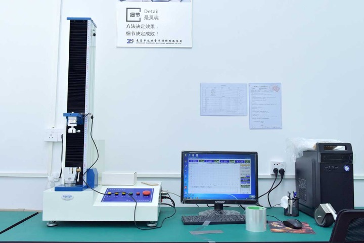 Peel force testing machine