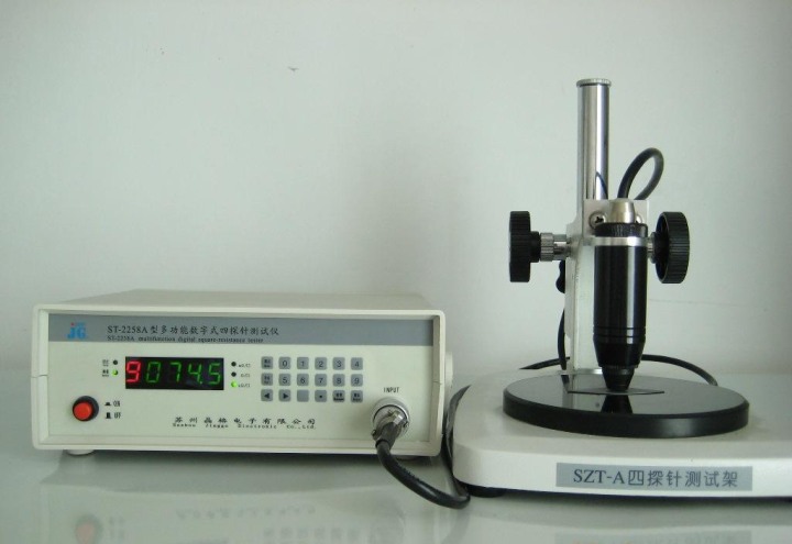 Resistivity meter (digital four-probe tester)